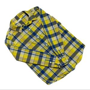 Janie and Jack Boys Button Down Shirt Sz 5